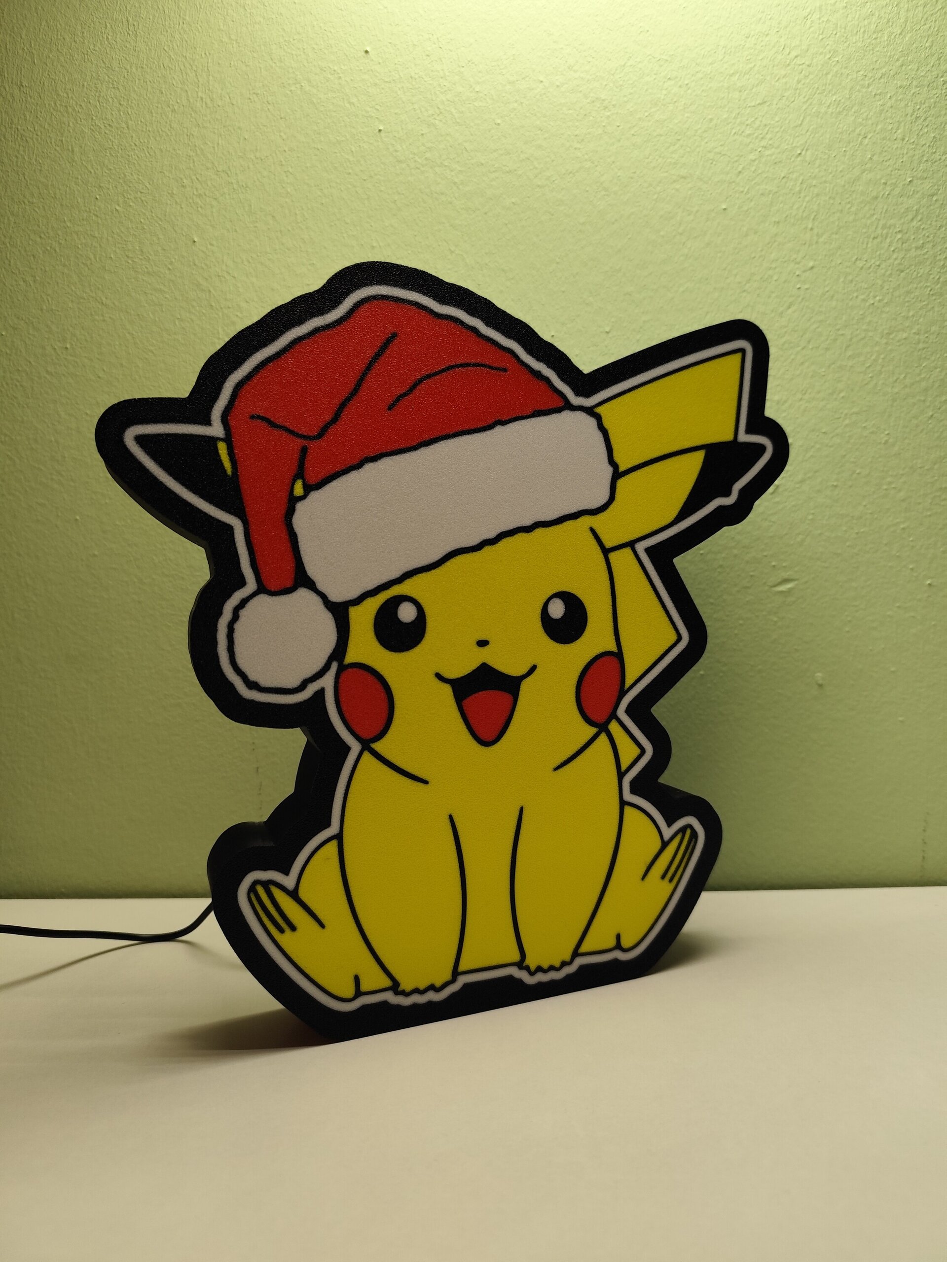 Lámpara 3D Pikachu navidad - 2